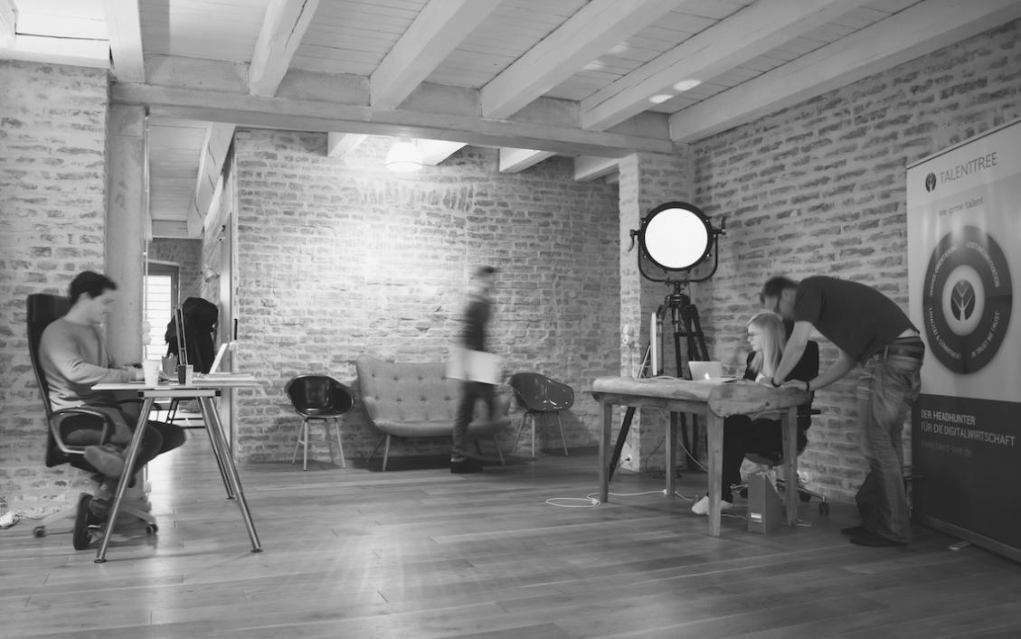 Educational workspace with financial materials